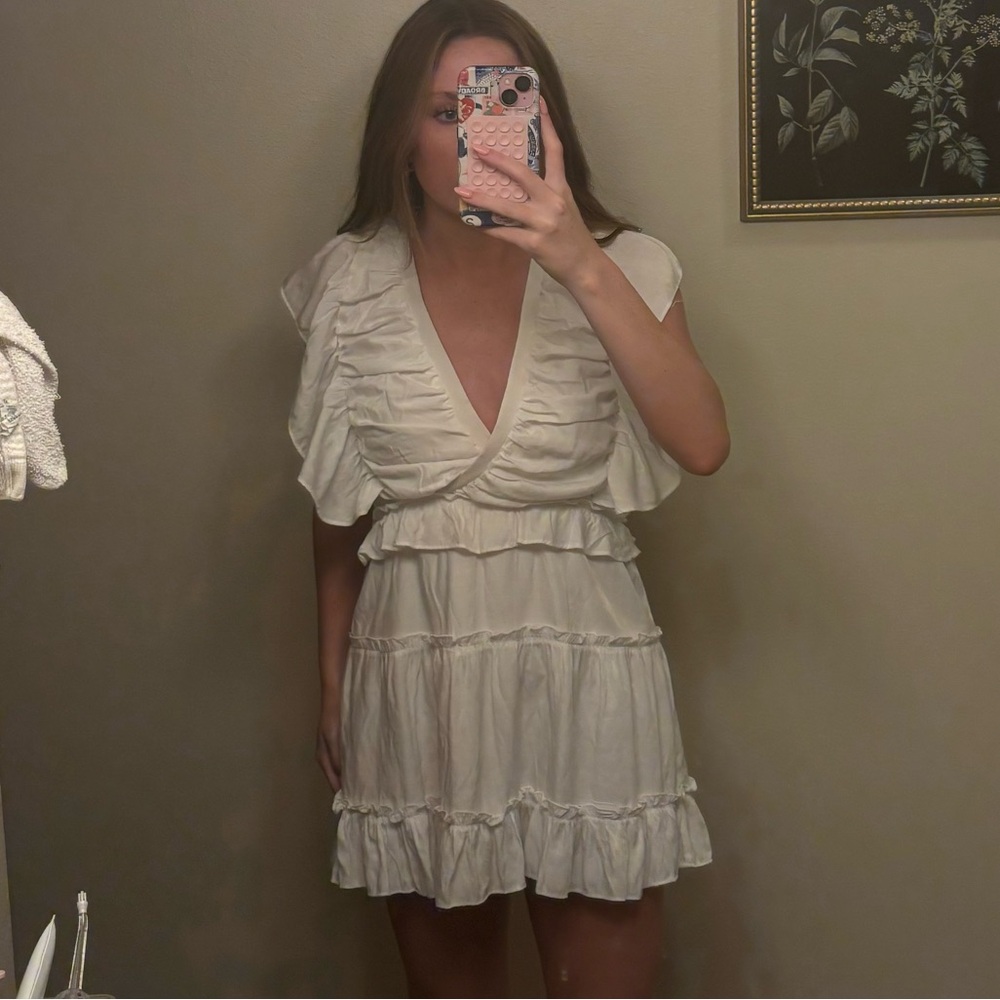 fab'rik Elegant White Dress